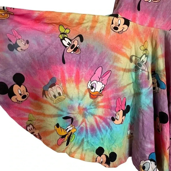 Wild Rich Kids Paisley Dress Girls Size 11/12 tie dye mickey & friends sleeveles - Picture 4 of 11